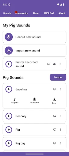 Download Pig Sounds Terbaru – Aplikasi Suara Babi Lucu Gratis - Screenshot 1