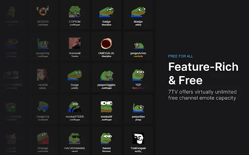 Unduh 7TV Terbaru – Tingkatkan Pengalaman Chat Twitch & YouTube - Screenshot 2