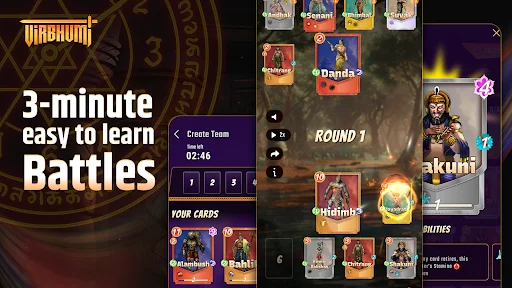 Download Virbhumi Strategy Card Game Terbaru – Strategi Seru - Screenshot 1