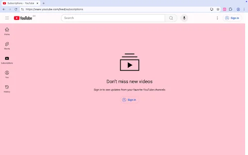 Download Pastel Pink YouTube Terbaru – Ubah Tampilan YouTube Gratis - Screenshot 3