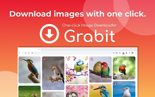 Download Grabit Image Downloader – Simpan Gambar Sekali Klik - Screenshot 1
