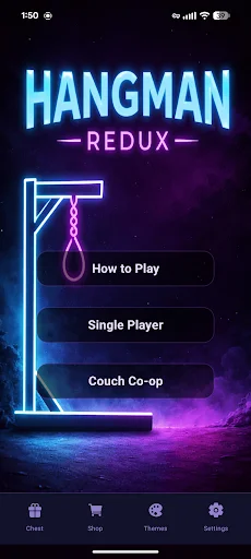 Download Hangman Redux: Game Tebak Kata Klasik Gratis Terbaru - Screenshot 1