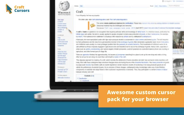 Download Craft Cursors Gratis – Ubah Kursor Browser Anda - Screenshot 1
