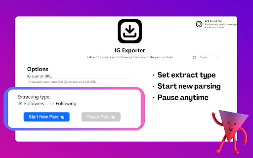 IG Follower Export Tool – Ekspor Pengikut IG ke Excel - Screenshot 2