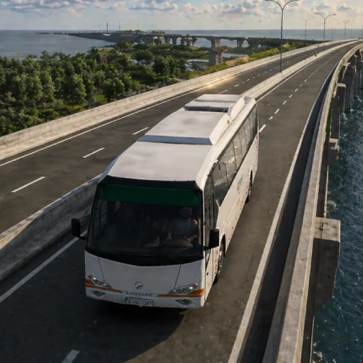Download Bus Driving Around Java Island Terbaru – Simulasi Seru