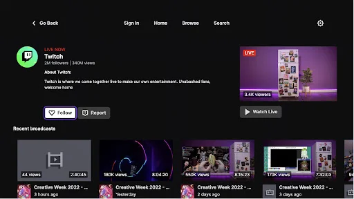 Download Twitch Live Streaming Terbaru – Tonton Game & Chat - Screenshot 17