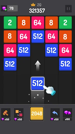 Download Number Games – 2048 Blocks Terbaru – Game Asah Otak Gratis - Screenshot 5