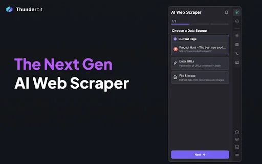 Download Thunderbit Terbaru – Web Scraper AI Gratis Terbaik - Screenshot 1
