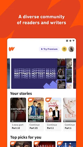 Download Wattpad Terbaru – Baca & Tulis Cerita Gratis - Screenshot 2