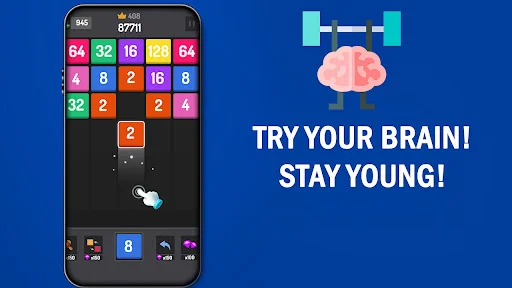 Download Number Games – 2048 Blocks Terbaru – Game Asah Otak Gratis - Screenshot 1