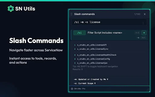 Download SN Utils Terbaru – Alat Produktivitas ServiceNow Gratis - Screenshot 1