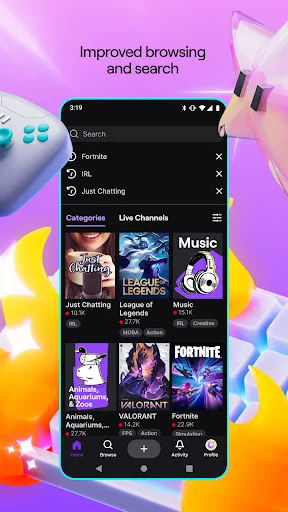 Download Twitch Live Streaming Terbaru – Tonton Game & Chat - Screenshot 3