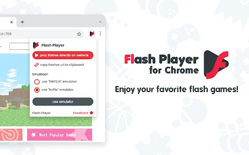 Flash Player Emulator: Mainkan Game Flash Favorit Anda Gratis - Screenshot 1