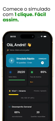 Download Simulado Detran 2026 Terbaru – Latihan Ujian SIM Gratis - Screenshot 2