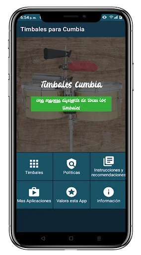 Download Timbales Cumbia Terbaru – Aplikasi Perkusi Realistis - Screenshot 2