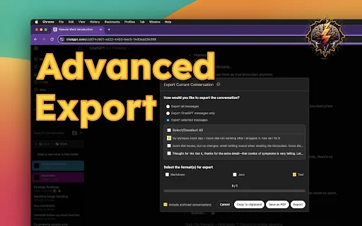Superpower Chat: Maksimalkan Produktivitas ChatGPT Anda - Screenshot 4