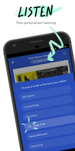Download Pandora Terbaru – Musik & Podcast Gratis di Android - Screenshot 1