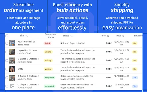 Dotb: Automasi Vinted Terbaik untuk Meningkatkan Penjualan Anda - Screenshot 4
