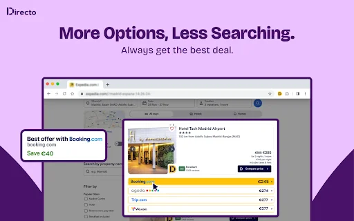 Download Directo Chrome Extension – Cari Hotel Murah Terbaik - Screenshot 4