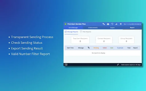 Premium Sender Plus: Kirim Pesan Kustom WhatsApp dengan Mudah - Screenshot 5