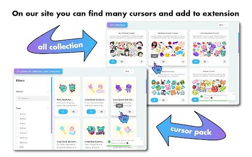 Cursor Helper: Kursor Mouse Kustom Gratis & Menarik untuk Chrome - Screenshot 5