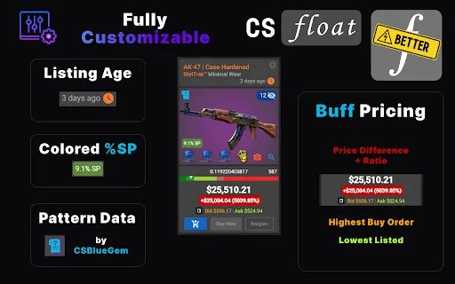 Download BetterFloat Terbaru – Asisten Belanja Skin CS2 Terbaik - Screenshot 2