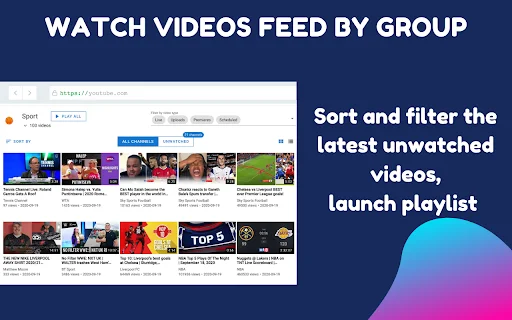 Download PocketTube Terbaru – Kelola Langganan YouTube Gratis - Screenshot 4