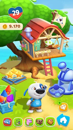 Download My Talking Hank: Islands Terbaru – Petualangan Seru - Screenshot 18