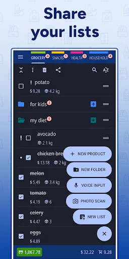 Download Shopping List – Enchan Li Terbaru: Daftar Belanja Praktis - Screenshot 1