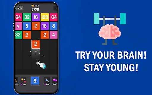 Download Number Games – 2048 Blocks Terbaru – Game Asah Otak Gratis - Screenshot 8