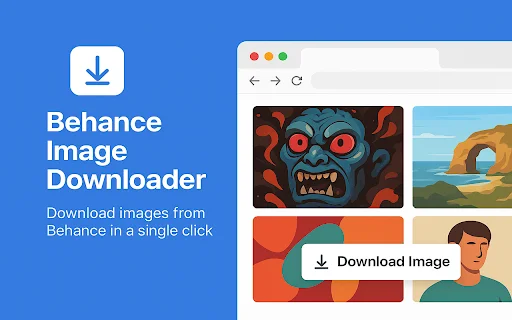 Download Behance Image Downloader – Simpan Gambar Behance Mudah - Screenshot 1