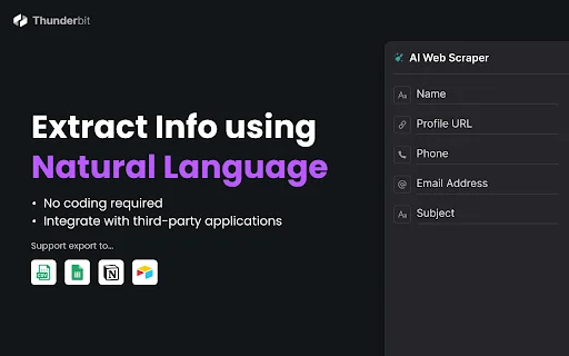 Download Thunderbit Terbaru – Web Scraper AI Gratis Terbaik - Screenshot 3