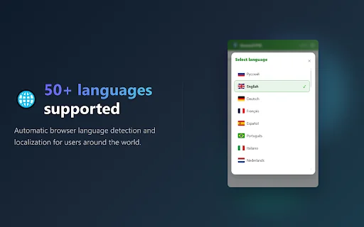 AnonVPN – VPN Gratis Tercepat untuk Chrome – Akses Aman & Privasi - Screenshot 2