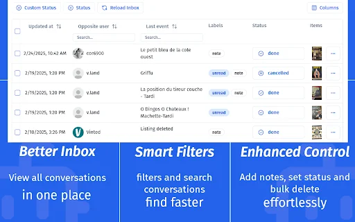 Dotb: Automasi Vinted Terbaik untuk Meningkatkan Penjualan Anda - Screenshot 5
