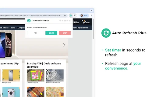 Auto Refresh Plus: Segarkan Halaman Otomatis di Chrome - Screenshot 2