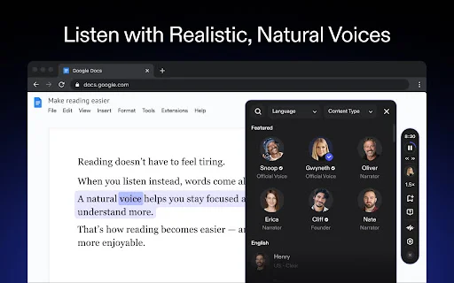 Speechify Text to Speech – Ubah Teks ke Suara Secara Instan - Screenshot 2