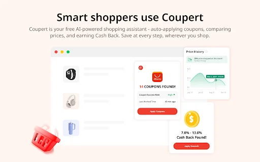 Download Coupert Terbaru – Cari Kupon & Cashback Otomatis - Screenshot 2